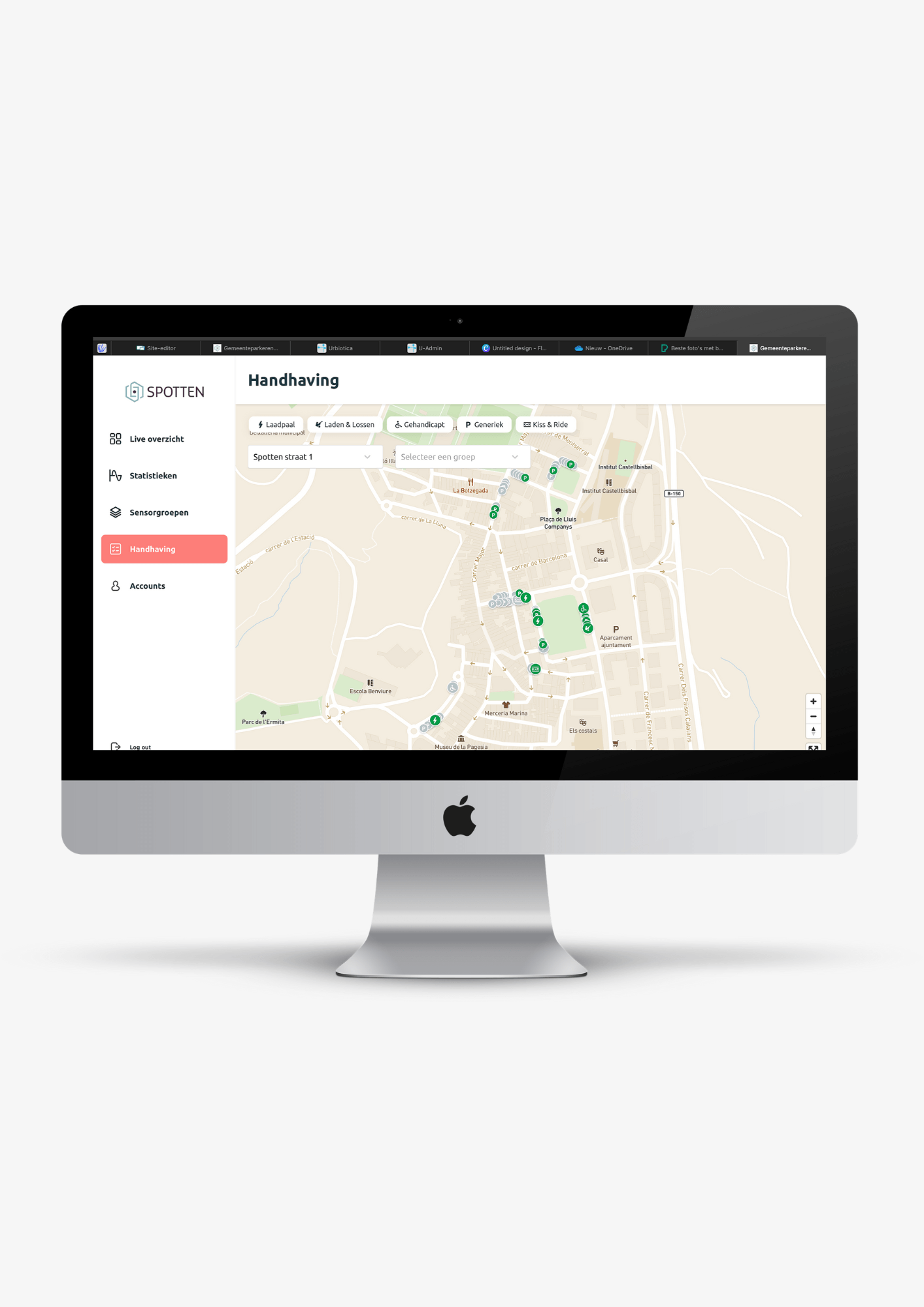 Realtime dashboard met bezetting